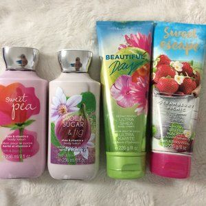 Bath & Body Works body lotions
